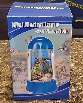 New Vintage 1994 Rabbit Tanaka Blue Mini Motion Lamp Saltwater Fish Rare Find!! • $119.99
