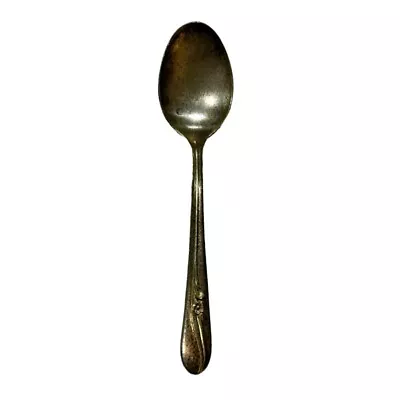 Infant Child Baby Spoon H And T MFG CO Meadow Flower Silver Plate 1940 Vintage • $6.88