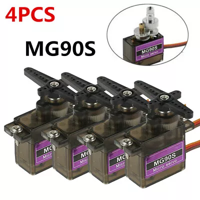 4pcs MG90S 9g Digital Micro Servo Motor For RC Helicopter Airplane Car Racing C# • $9.59