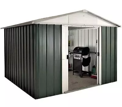 282 Returned Yardmaster Apex Metal Garden Shed - Maximum Ext Size 9'11  X 7'9  • £239.99