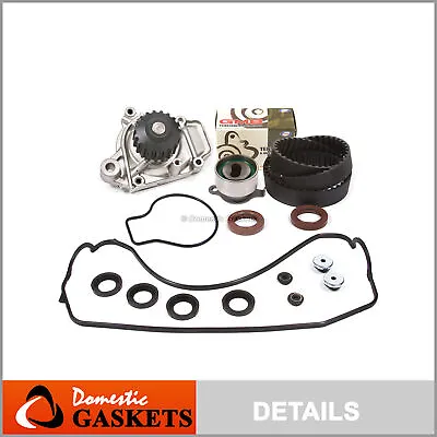 Timing Belt Water Pump Valve Cover Kit Fit 88-91 Honda Civic CRX Si SOHC D16A6 • $69.28