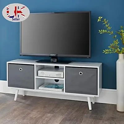 Tv Stand Console Cabinet Centre Entertainment  Storage Fits Up To 50  TV Unit • £51.98