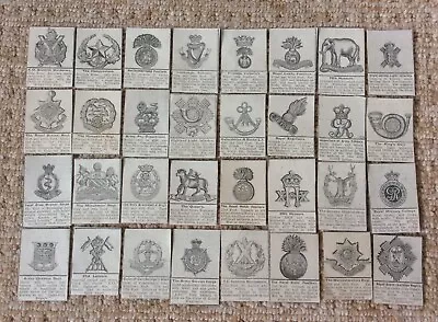 Job Lot Of Army/Military Badges Paper Clippings X32. Kings OwnCameroniansEtc • £0.99