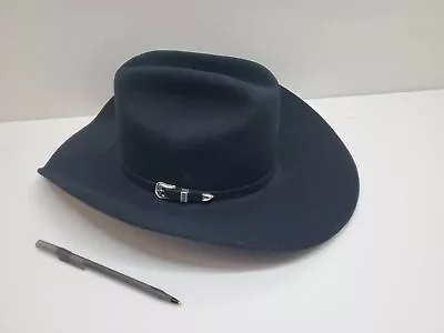 Bailey's Black Western Eustis Hat Sz 7.25 58 • $20