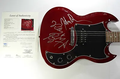 Signed The Doors Autographed Sg Guitar Gibson All 3 W/pics Jsa Loa # X59709 • $9240.01