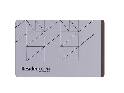 Marriott Residence Inn White  Hotel Room KEY CARD • $2.50