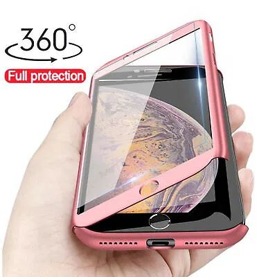 Case For IPhone 5 6 7 8 Plus SE X XR 11 Pro Max Shockproof 360 Full Body Cover • £2.99