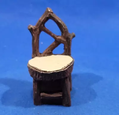 Miniature Fairy Garden Forest Chair Resin  • $2.38
