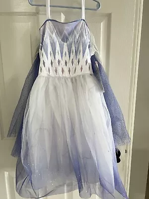 Kids Disney Frozen Elsa Deluxe Light Up Costume Dress No Headpiece M 7-8 • $15