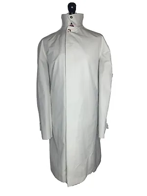 Hackett Lindon Luxury Designer Mac/trench Coat Single Breasted Knee Length: Xl • £199.99