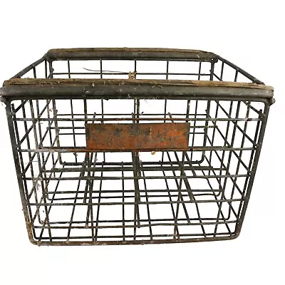 Vintage Australian Tooth & Co Beer Bottle Galvanised Delivery Crate (40x30x30cm) • $69