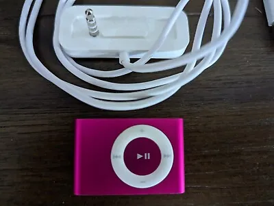 $20 • Buy Ipod Shuffle 1GB 2nd Generation Pink In Working Condition With Charger