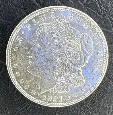 1921 $1 Morgan Silver Dollar BU Very Brilliant Uncirculated • $39.95