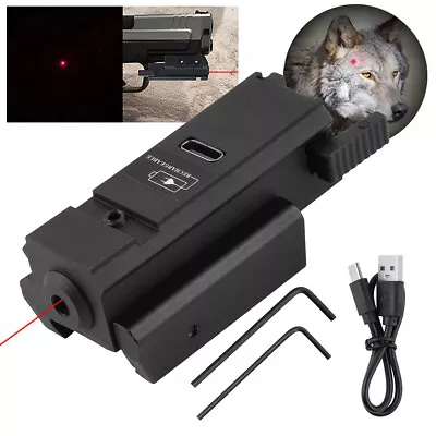 USB Rechargeable Pistol Gun Blue Beam Sight 20mm For 17 Taurus G2c • $13.77