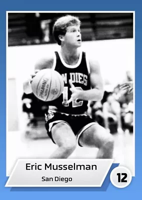 Custom Novelty Basketball Card Eric Musselman San Diego Blank Back • $7.99