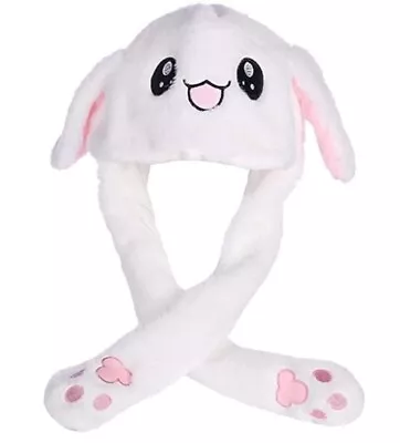 $14.99 • Buy IronBuddy Rabbit Hat Ear Moving Jumping Hat Funny Bunny Plush Hat Cap For Wom...