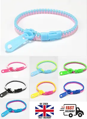 1X To 8X Zipper Fidget Autism Bracelet Zip Stim Stress Sensory Anxiety Toy ADHD • £2.79