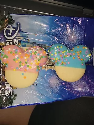 Disney Parks Mickey Mouse Sprinkled-shaped Cookies Pick Your Color!Gender Reveal • $18.99