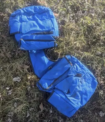 Blue Double Saddle Bag • $30