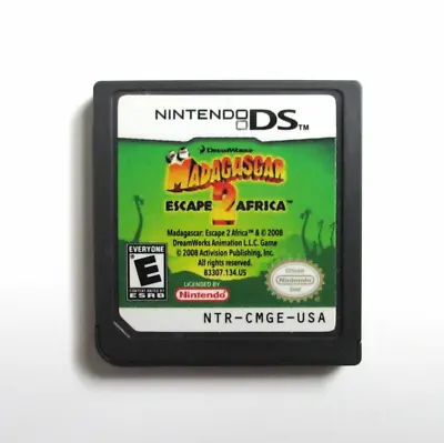 Madagascar: Escape 2 Africa (2008) - Nintendo DS Video Game - Cartridge Only • $9.20
