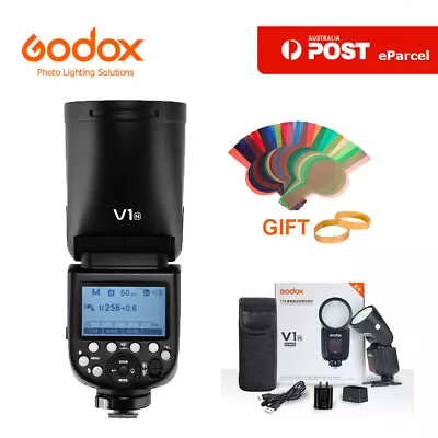 Godox V1-N 2.4G TTL HSS Round Head Speedlite Flash Camera Flash For Nikon • $336