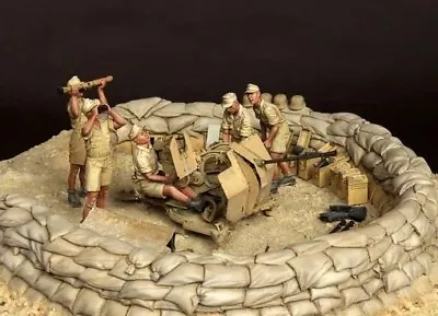 1/35 Scale Resin Model Figures Kit WW2 German Africa Corps (5 Figures) • £53.99