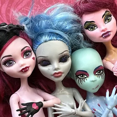 Monster High Dolls No Lower Hand- Custom Bait As Is Lot Draculaura Create Ooak • $29.95