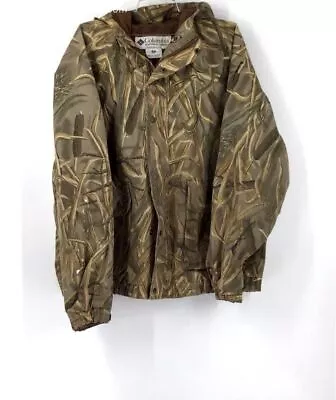 Columbia Men's Multicolor Realtree Hooded Full Zip Hunting Jacket - Size XL • $14.99