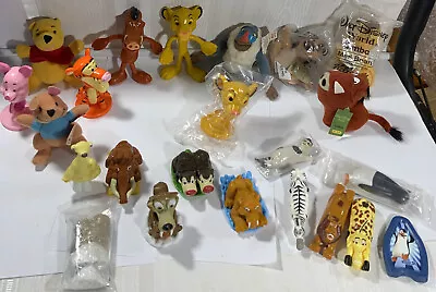 Kellogg's Disney & Dreamworks Lot Pooh Lion King-Ice Age Madagascar Plush Bendy+ • $9.99