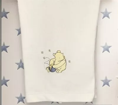 Disney Classic Winnie The Pooh Honey Pot Cream Blanket Baby Lovey • $75