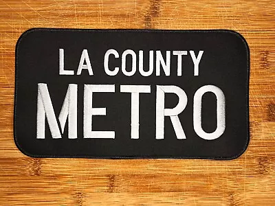 Los Angeles County California Metro Security Back Patch • $3.99