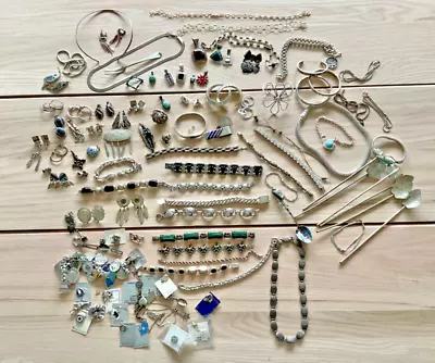 Vintage Sterling Silver Wholesale Jewelry Lot • $1995