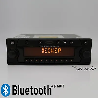 Genuine Becker Mexico CD BE4337 Bluetooth MP3 Radio 1-DIN CD-R Car Stereo 4337 • $605.22