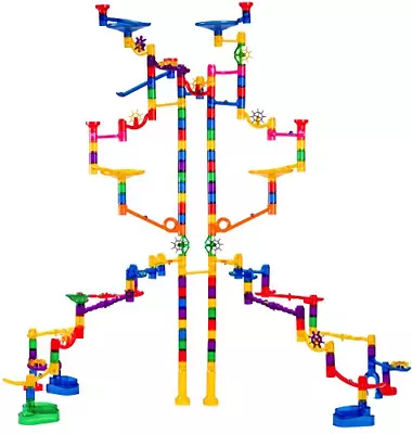 Marble Genius Marble Run Extreme Set - 145 Complete Pieces + Free Instruction + • $127.07