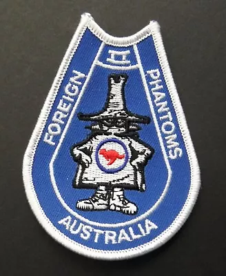 Australia Air Force F-4 Phantom Ii Aircraft Aussie Embroidered Patch 3.75 Inches • $5.64