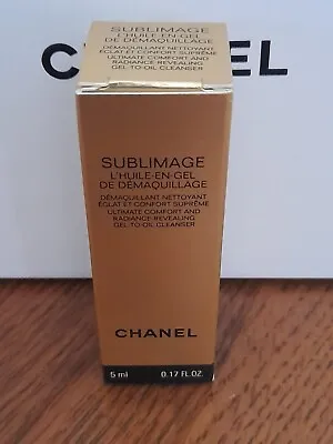  AUTHENTIC Chanel Sublimage L'Huile En Gel De Demaquillage Cleanser 5ml. • £6