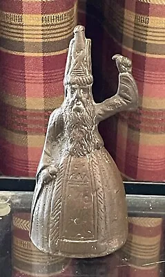 Brass Figurine Bell Priest Mission Pope 4  Tall • $120