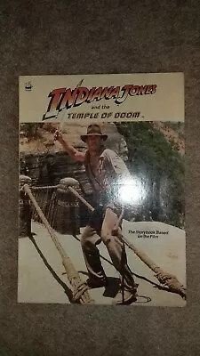 Rare - Indiana JONES AND THE TEMPLE OF DOOM - STORY BOOK BASED ON FILM  • $20