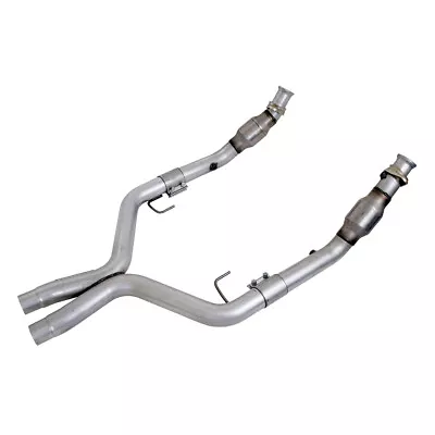 Fits Mustang GT 2-3/4 Full X Pipe W/Converters-1770 • $699.99