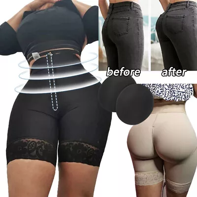 Padded Bum Boyshorts Hip Pants Enhancer Panty Shaper Booty Butt Lifter Underwear • £8.99