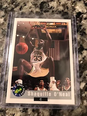 1992 Classic Draft Picks - #1 Shaquille O'Neal (RC) HOF Lakers Magic • $1.25