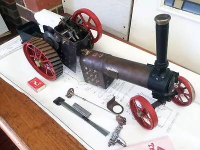 Minnie 1  Scale Live Steam Traction Engine Incomplete Advanced Project L.C.Mason • $460.23