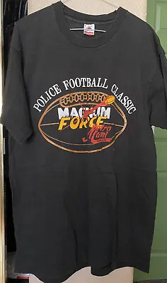 VTG Miami Police Football T-shirt. Size XL • $20
