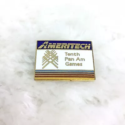 Ameritech Tenth Pan Am Games Lapel Pin Tie Tack • $7.12