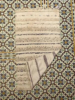 Vintage Moroccan Wedding Blanket  Hanbal H7 Berber Bed Cover 6ft 7’’x3ft 10’’ • $399.20