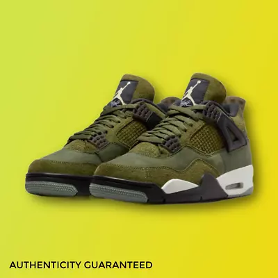 Nike Air Jordan 4 Retro SE Craft Medium Olive/Pale Vanilla Size: 9 • $215