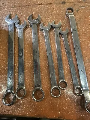 Mac Tools  7 SAE Combination Wrench Set OEM USA • $160