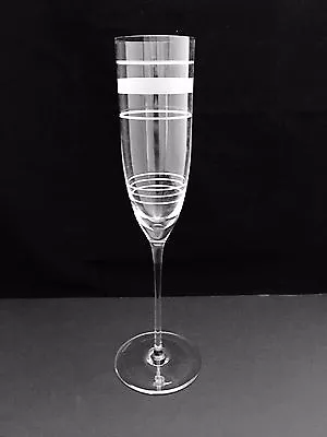 Villeroy And Boch Crystal Champagne Flute Etched - Set Of 6 - Special Edition • $150