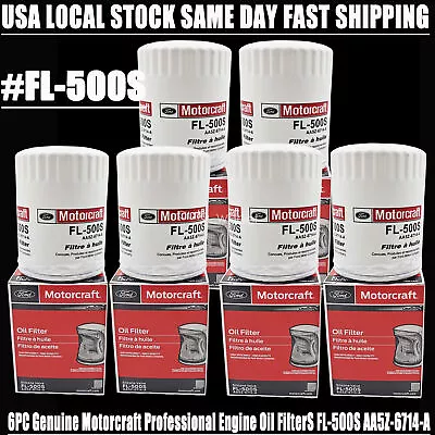 Genuine Motorcraft FL500S Professional Engine Oil Filter Ford AA5Z6714A 6 Pack • $48