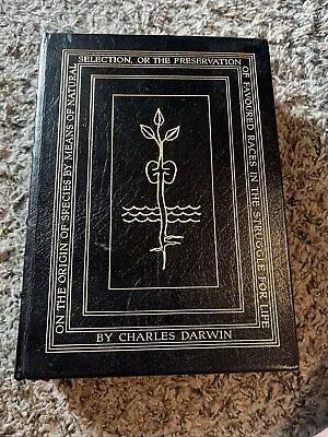 Easton Press: On The Origin Of Species By Charles Darwin Leather Bound • $10